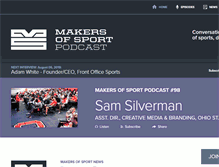 Tablet Screenshot of makersofsport.com